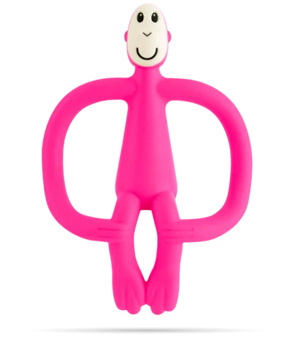 Matchstick Monkey Teething Toy-Pink