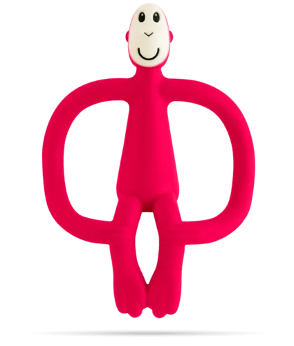 Matchstick Monkey Teething Toy-Red