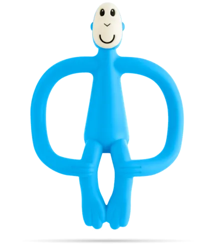 Matchstick Monkey Teething Toy-Light Blue