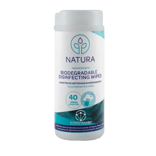 Natura Solutions Biodegradable Disinfecting Wipes 40 Wipes