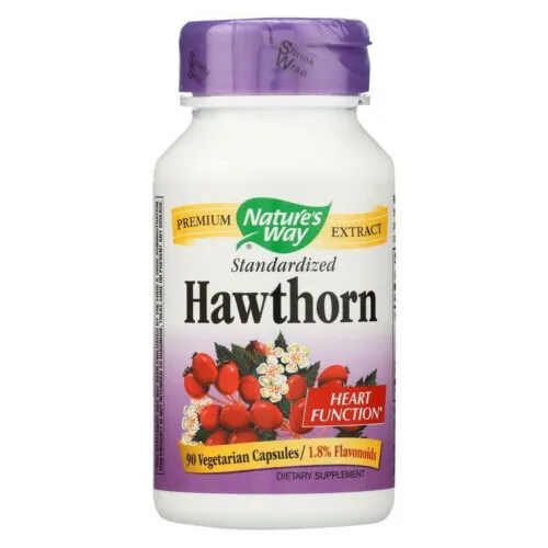 Nature's Way Hawthorn Berries 510mg 100 Capsules