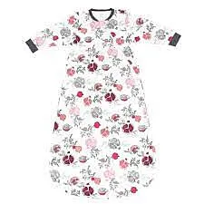 Nest Design Organic Cotton Long Sleeve Sleep Bag 1.0 TOG - Pomegranate 6M+