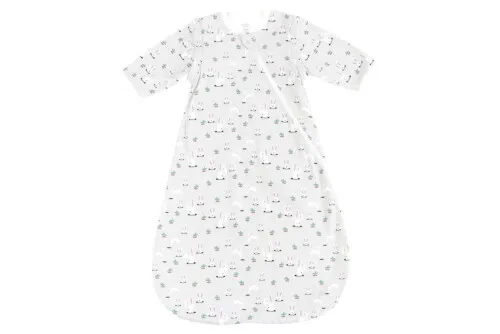 Nest Designs Organic Cotton Long Sleeve Sleep Bag - Down The Rabbit Hole 1.0Tog 6M+