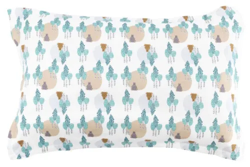 Nest Designs Organic Cotton Toddler Pillowcase (Medium) - Where's The Bear