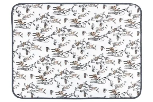 Nest Designs Organic Cotton Waterproof Change Pad (Small) - Deers