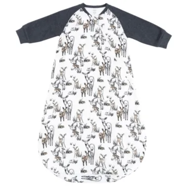 Nest Designs Raglan Bamboo Long Sleeve Sleep Bag - Mama Deerest 2.5Tog 6M+