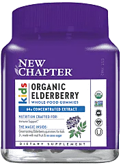 New Chapter Kids Organic Elderberry Gummies 30Vegan Gummies