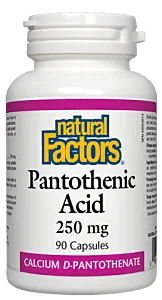 Natural Factors D'Pantothenic 250MG 90 Capsules