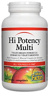 Natural Factors Multi Hi Potency Tab 210