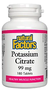 Natural Factors Potassium Citrate 99MG 90 Tablets