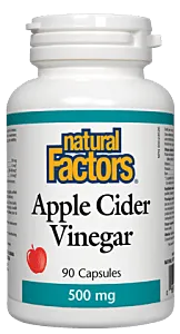 Natural Factors Apple Cider Vinegar 500mg 90c