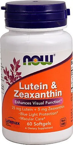 NOW Lutein & Zeaxanthin 60 Softgels