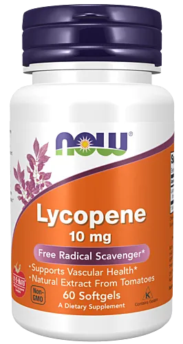 NOW Foods Lycopene 10mg 60Softgels @