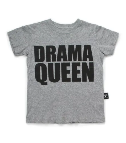 Nununu Drama Queen T-shirt - Heather Grey 
