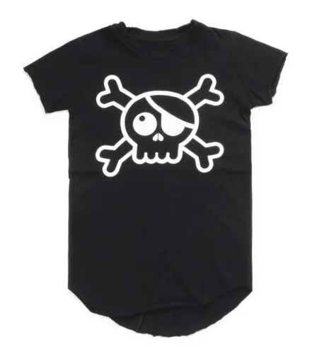 Nununu Sketch Skull T-shirt - Black 