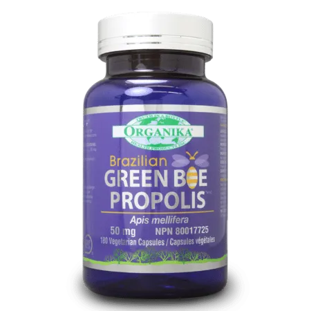 Organika Brazilian Green Bee Propolis 50mg 180 Vcaps