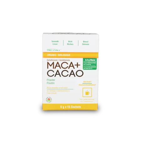 Organika Maca Powder + Cacao 5g x 15 Sachets