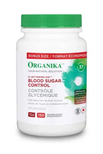 Organika Blood Sugar Control 150Vcaps Bonus Size @