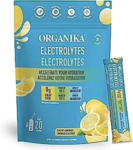 Organika Electrolytes Sachets - Classic Lemonade 3.5g x 20 Sachetes @