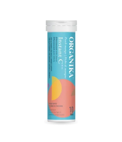 Organika Instant C- Peach Mango 10 Tablets @