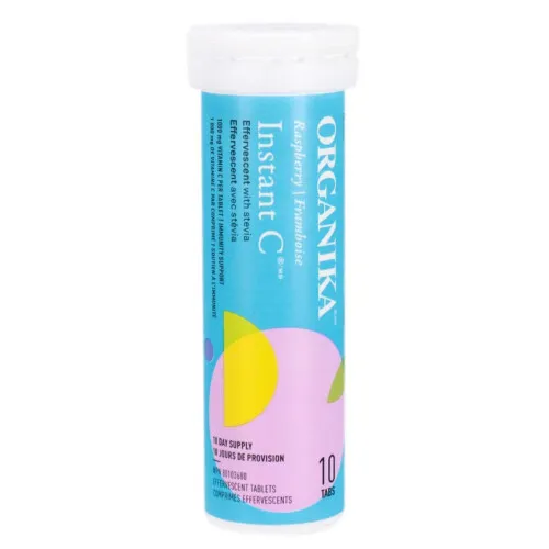 Organika Instant C- Raspberry 10 Tablets