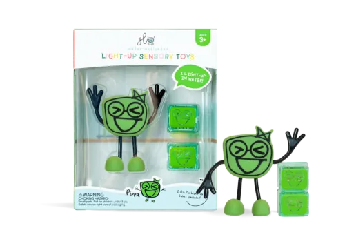 Glo Pals Light-Up Sensory Bath Toys Character - Pippa 3+