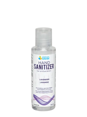 Platinum Naturals hand sanitizer - Lavender 60ml