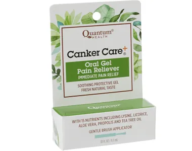 Quantum Health Canker Care+ Oral Gel Pain Reliever 9.7ml @