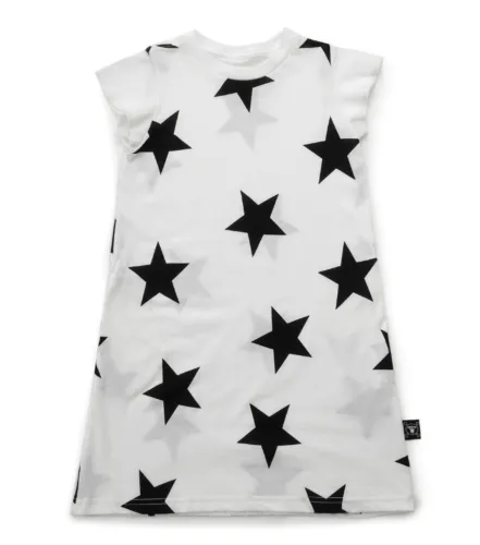 Nununu Star A Dress - White 