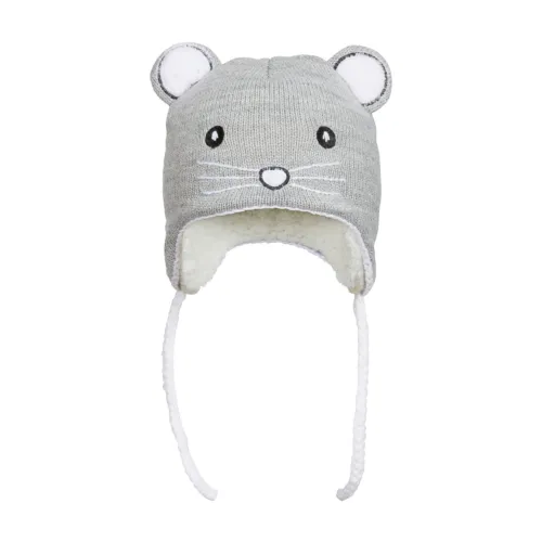 Kombi The Sherpa Animal Hat Light Heather Grey