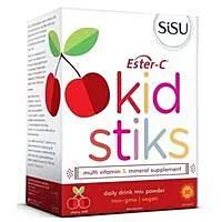 SISU Ester-C Kid Sticks Cherry Chill 30packets *****Discontinue*****