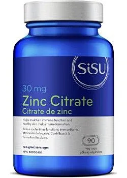 SISU Zinc Citrate 90 caps @