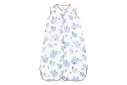 Nest Designs Bamboo Pima Sleeveless Sleep Bag 0.6 TOG - Thristy Tigers 6M-12M