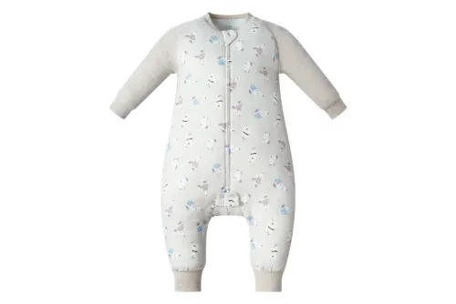 Nest Designs Raglan Bamboo Long Sleeve Footed Sleep Bag 2.5 TOG - Winter Skate 2.5T-4T