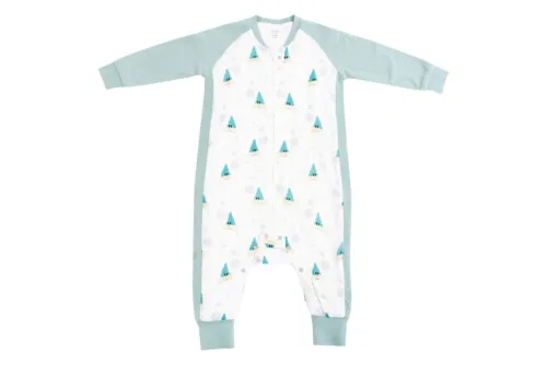 Nest Designs Bamboo Long Sleeve Sleep Suit 1.0 TOG - The Happy Hermit 2.5T- 4T
