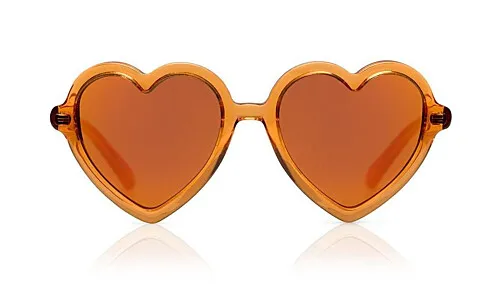 Sons + Daughters Sunglasses Lola Orange with Mirror