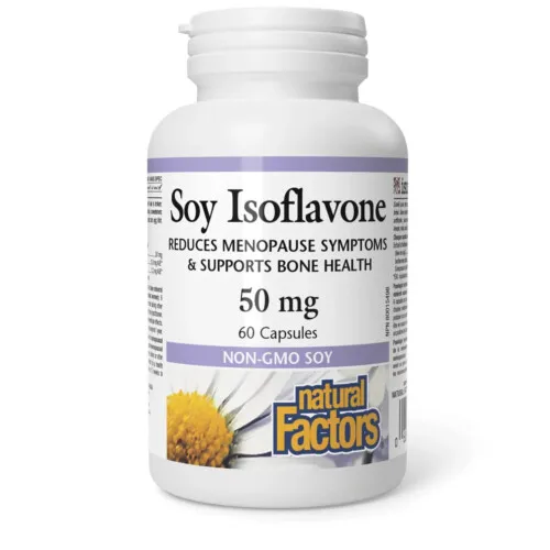Natural Factors Soy Isoflavones 50mg 60 Capsules @