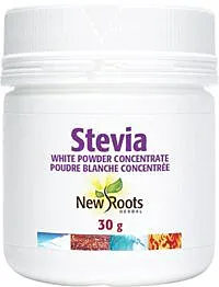 New Roots Stevia White Powder Concentrate 30G