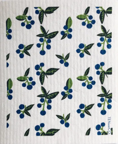 Ten and Co. Wild Blueberry Sponge Cloth