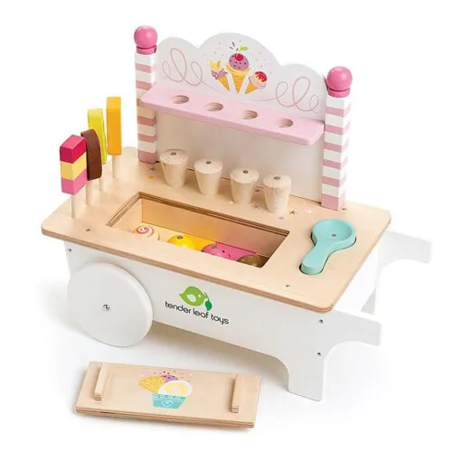 Tender Leaf Toys Ice Cream Cart 3Years+