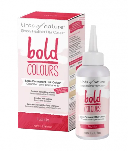 Tints of Nature Bold Colour Semi-Permanent Hair Colour - Fuchsia 70ml