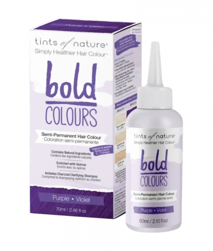 Tints of Nature Bold Colour Semi-Permanent Hair Colour - Purple 70ml