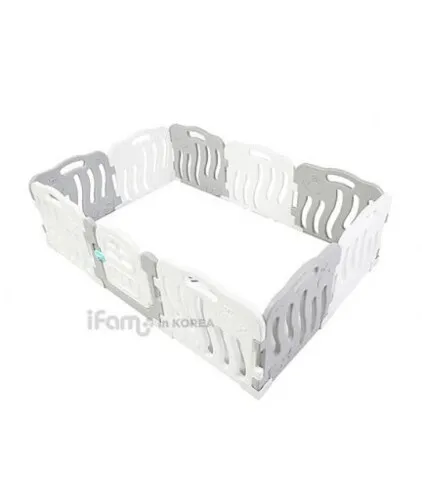 iFam Shell Baby Room - Gray 4Ea+White 5Ea+Door 1Ea