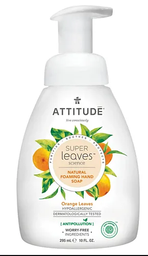 Attitude Super Leaves Foaming Hand Soap Orange Leaves 295ml