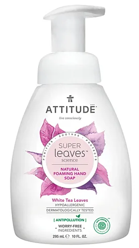 Attitude Super Leaves Foaming Hand Soap White Tea Leaves 295ml