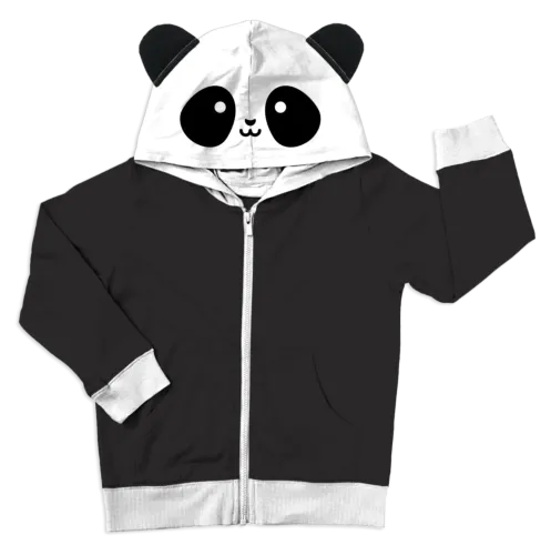 Whistle & Flute Kawaii Panda Zip Hooded Sweatshirt 6-12m