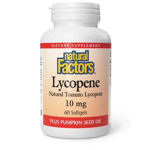 Natural Factors Lycopene 10mg 60 softgels@