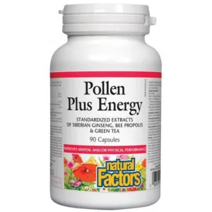 Natural Factors Pollen Plus energy 90 Caps