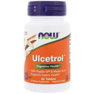 Now Ulcetrol with PepZin GI & Mastic Gum 60 Tablets @