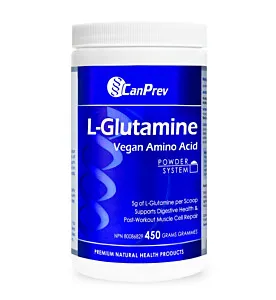 CanPrev L-Glutamine Vegan Amino Acid 450g Powder  @